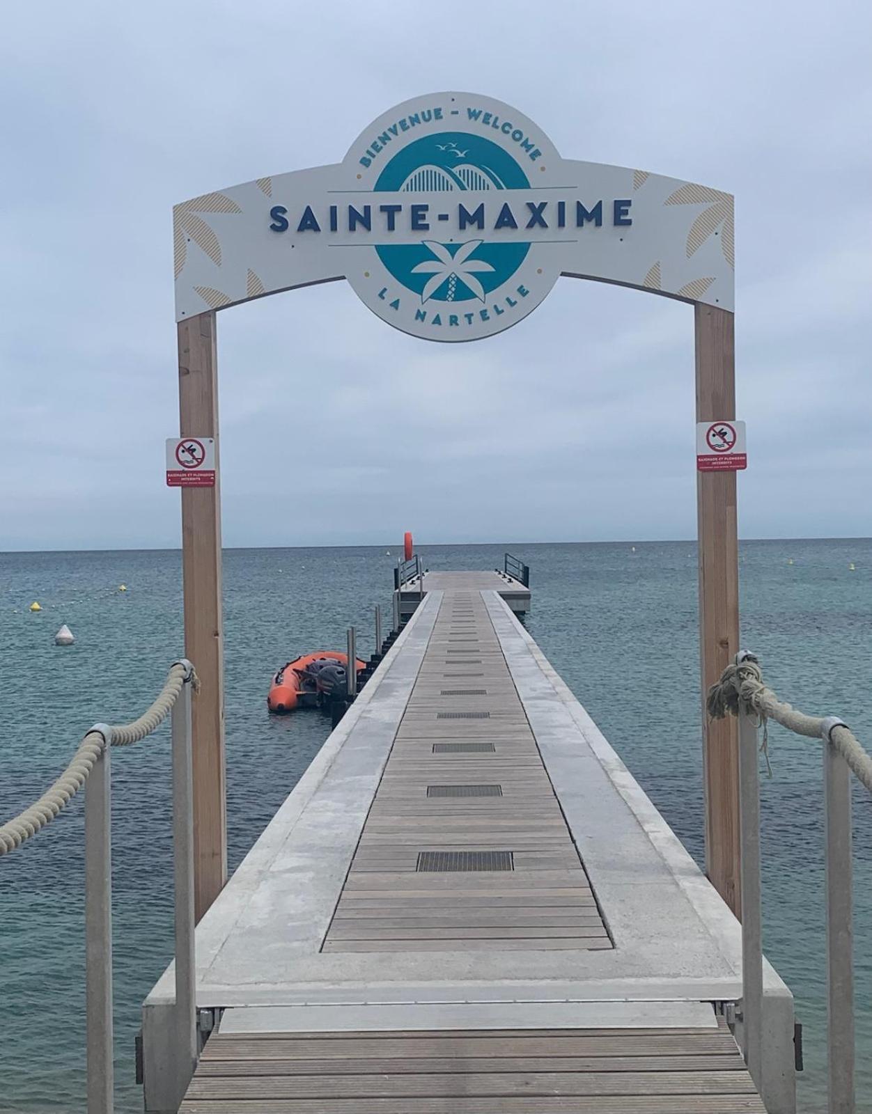 Rêve d'Azur plage à pied Sainte-Maxime Extérieur photo